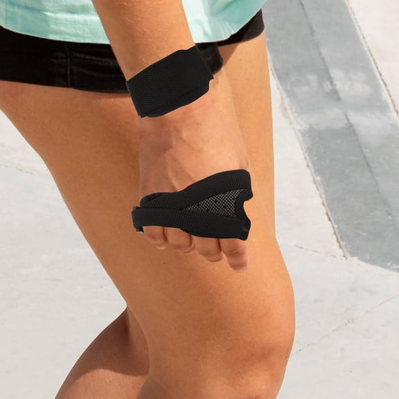 HINTRMENT Wrist Guards for Athletic Use 1 Pair Black Rubber Safeguards Wrists and 5.89X4.32X1.18in