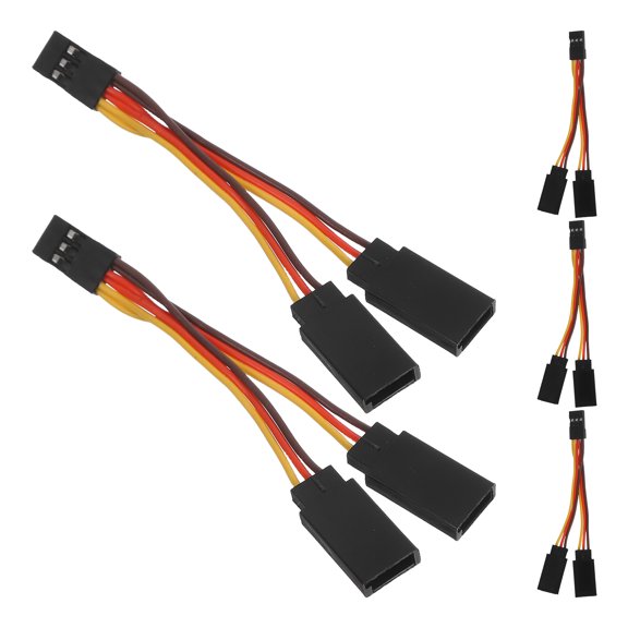 HINTRMENT robot cable Servo Extension Wire Multi Plastic Enhanced Connectivity for RC Cars Intricate Setups 5pcs