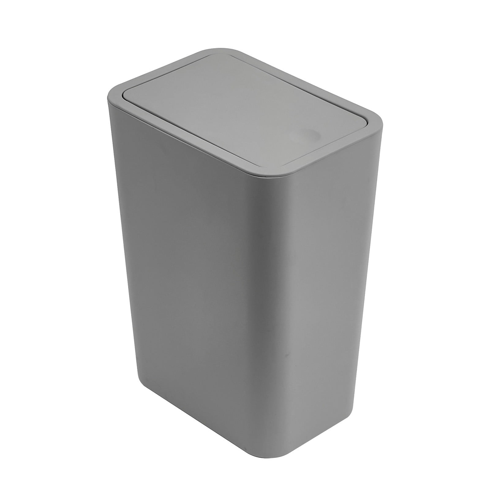 HINTSAN Trash Can with Popup Lid, Bathroom Trash Can with Lid, Small