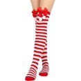thumbnail image 1 of HIOK Party Knee High Socks Striped Witch Long Socks for Women Girls Cosplay Party Dress up Funny Novelty Gifts（2 Pairs）, 1 of 8