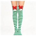 thumbnail image 1 of HIOK Party Knee High Socks Striped Witch Long Socks for Women Girls Cosplay Party Dress up Funny Novelty Gifts（2 Pairs）, 1 of 5