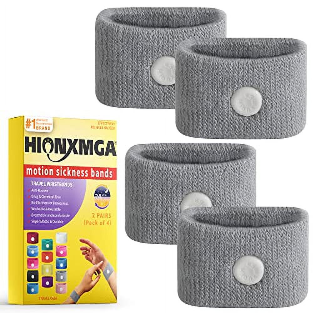 HIONXMGA Motion Sickness Bands/Acupressure Nausea Wristband for Nausea