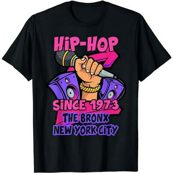 HIP-HOP 50 YEARS OLD SINCE 1973 THE BRONX NEW YORK CITY T-Shirt