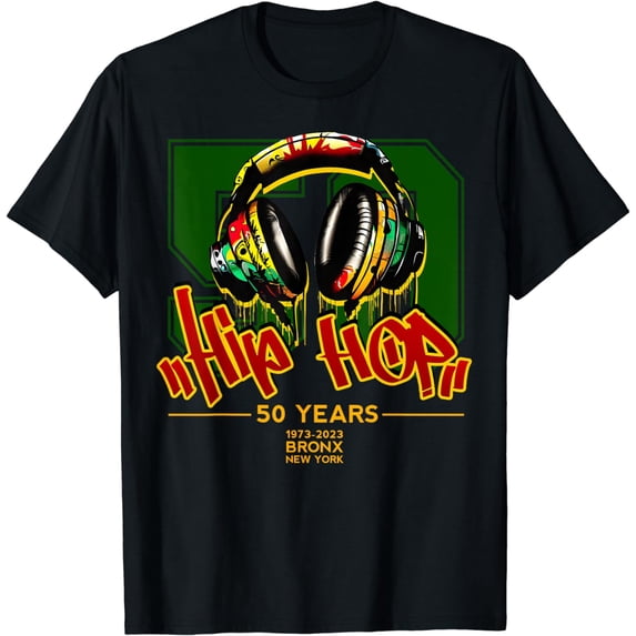 HIP HOP 50 Years 50th Anniversary Graffiti 1973-2023 Rap T-Shirt