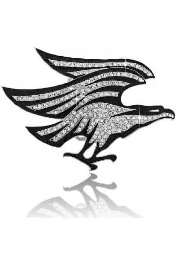 HIP HOP BLING ICED OUT Silver Tone Eagle BELT BUCKLE