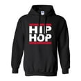 thumbnail image 1 of HIP HOP Hooded Sweatshirt in Black, 1 of 3