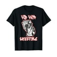 thumbnail image 1 of HIP HOP LIFESTYLE Old School Rapper Design Black T-Shirt, 1 of 5