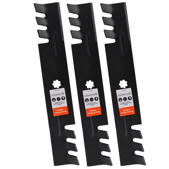 HIPA 3X D140 Blades for John Deere GY20852 E140 LA145 D160 S170 E170 Deck Lawn Mower