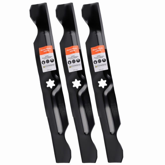 HIPA 3x 942-04053C Mower Blades for MTD Cub Cadet Troy Bilt 50" Deck Zero Turn Riding