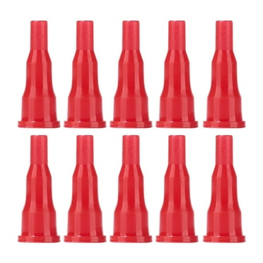 HIPKZ 10Pcs Gas Nozzle Connector Reusable Butane Cassette Gas Tank Adapter Universal Butane Gas Converter for Lighter Spray Gun Fill