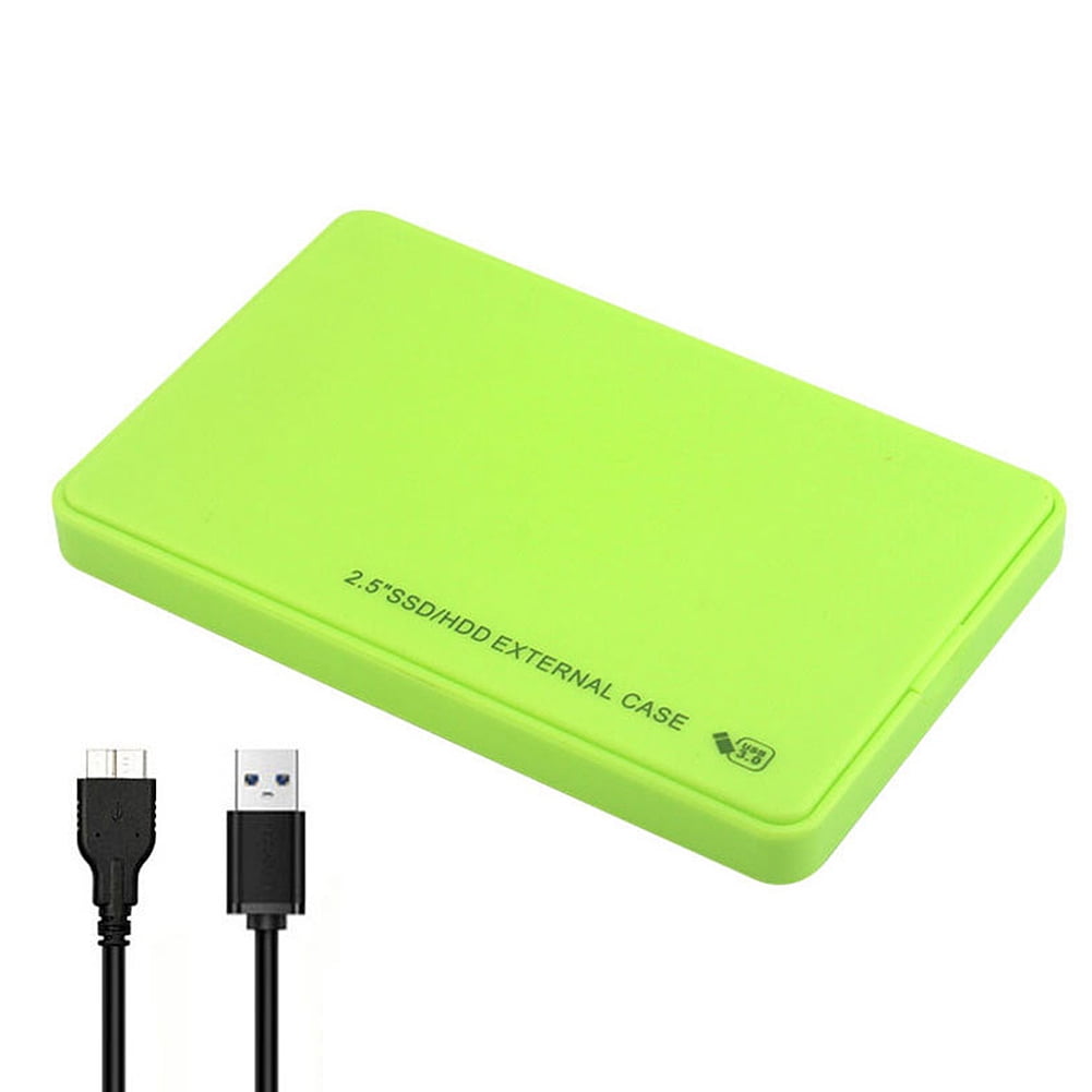 HIPKZ 2.5 Inch Hard Drive Enclosure Sata Portable Solid State Drive Box ...