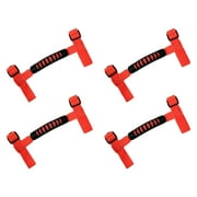 HIPKZ 4Pcs Roll Bar Grab Handles Grip Atv Utv Off Road Accessories Roll Bar Grab Handle Armrest Top Grab Handles for Tj Cj Yj Jk Jl 1955-2021