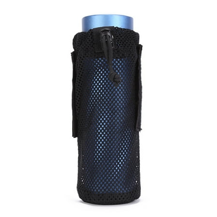 HIPKZ Cycling Water Bottle Pouch Cloth Mesh Water Bottle Sleeve Bag Multifunctional Portable Water Cup Container for Outdoor Hiking Mountaineering
