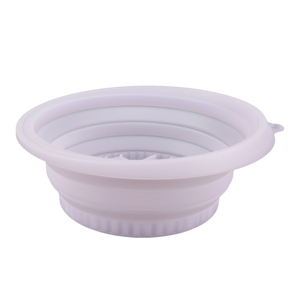 Tub Trays Collapsible Silicone Face Bowl With Built-in Ice Tray