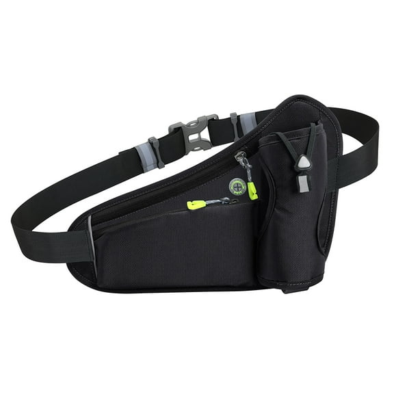 HIPKZ Hydration Belt Pack Large Capacity Running Waist Bag Multifunction Water Bottle Holder Bag Waterproof for Running Cycling