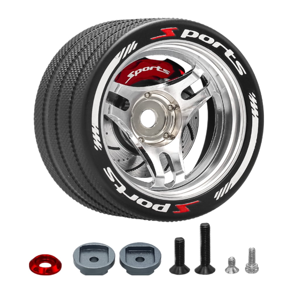 HIPKZ Rc Transmitter Steering Wheel with Brake Disc Brake Caliper Rc ...