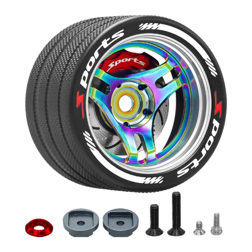 HIPKZ Rc Transmitter Steering Wheel with Brake Disc Brake Caliper Rc ...