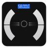 HIPKZ Wireless Digital Bathroom Scale Bluetooth-compatible Auto Recognition Electronic Weight Scale Fat Bmi Bmr Muscle Mass Digital Bathroom Weight Scale with Smartphone App