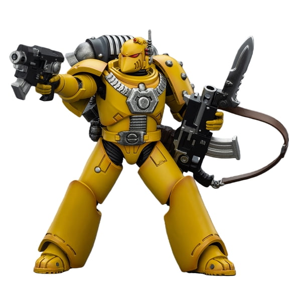 HIPLAY JOYTOY Warhammer 40,000 Imperial Fist MKVI Tactical Legionary JT03028 1/18 Scale Action Figure
