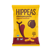 HIPPEAS Chickpea Puffs, Vegan Bohemian Barbecue, Gluten-Free, 4 oz Bag