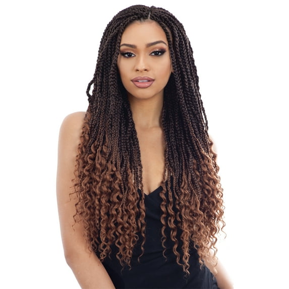 HIPPIE BRAID 22" (GREY) - Freetress Synthetic Crochet Braiding Hair