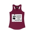 thumbnail image 1 of HIPPY HAPPY AND HEALTHY  - Women's Ideal Racerback Tank, 1 of 2