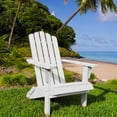 HIPS Folding Adirondack Chair Ultra Durable Weather Resistant Design