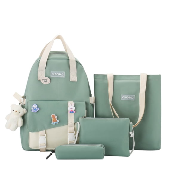 HIPYLO 30l Backpack for Working Woman Teacher Backpack Women Waterproof Small Backpack Work Tote Back Pack for Travel Heavy Duty Bookbag Mens Bags, Mint Green One Size