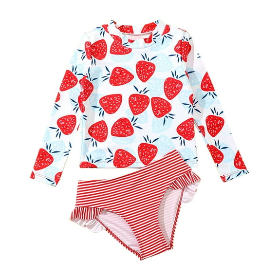 HIPYLO 3t Swimsuit Boys Girls Bathing Suits Size 8-10 Boys Rash Guard Bikini for Girls 3 Year Old Boy Clothes 3 Month Baby Girl Clothes 5t Boys, Red 4-5 Years