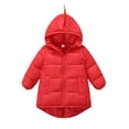 thumbnail image 1 of HIPYLO 4t Boys Winter Coat Boys Heavyweight Winter Baby Snow Suit Toddler Boys Clothes 3t 6 Month Baby Girl Clothes Girls Clothes Size 10 12, Red 12-18 Months, 1 of 5