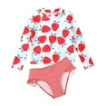 thumbnail image 1 of HIPYLO 5t Swimsuit Girls 2 Piece Two Piece Girls Swimsuit Tween Girls Trendy Clothes Toddler Swim Shirt Boy Long Sleeve Swim Boys Boy Swimsuit for Toddler Boy Baby Girls Baby Full Body Swimsuit, 1 of 7