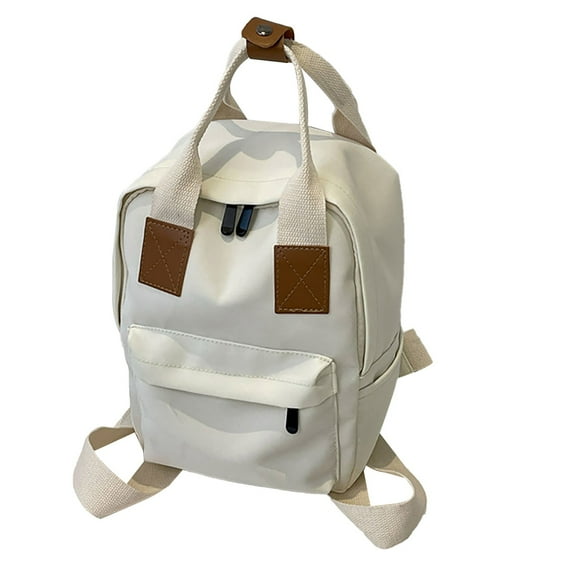 HIPYLO Backpack Laptop Simple Backpack Medium Size Backpack Black Backpack for School Book Bag for Women Purse Tote Bag Bagpack, White One Size