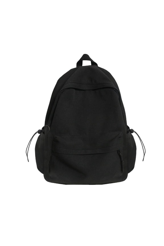 Backpack for Traveling on Airplane Laptop Backpack Black Leather Backpack Computer Backpack Laptops for Women Hard Bottom Backpack Bag Mochila, Black