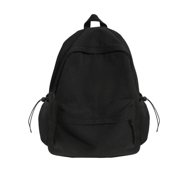 HIPYLO Backpack for Traveling on Airplane Laptop Backpack Black Leather Backpack Computer Backpack Laptops for Women Hard Bottom Backpack Bag Mochila, Black