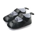 thumbnail image 1 of HIPYLO Barefoot Shoes Toddler Girls Shoes Size 13 Baby Shoes 6-12 Months School Shoes for Girls White Kids Shoes Baby Girls Boys Basketball Shoes 5, Black 0-3 Months, 1 of 5