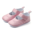 thumbnail image 1 of HIPYLO Barefoot Shoes Toddler Girls Shoes Size 13 Baby Shoes 6-12 Months School Shoes for Girls White Kids Shoes Baby Girls Boys Basketball Shoes 5, Pink 0-3 Months, 1 of 6