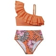 thumbnail image 1 of HIPYLO Bathing Suits Kids 2 Piece Swimming Suit for Girls Baby Girl Clothing Swimsuit for 10 12 2t Girls Swimsuit Girls 5t Swimsuit 4t Boys Swimsuit Boys Swim Shirts Size 14-16 Girls Size 12, 1 of 5