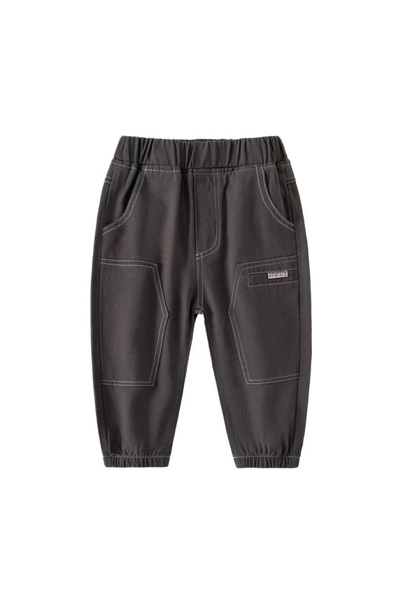 Black Flare Pants School Pants for Boys School Uniform Pants Kid Sweatpants Boy Clothes Size 10-12 24 Months Boy for Toddler Boys 3t-4t, 18-24 Months