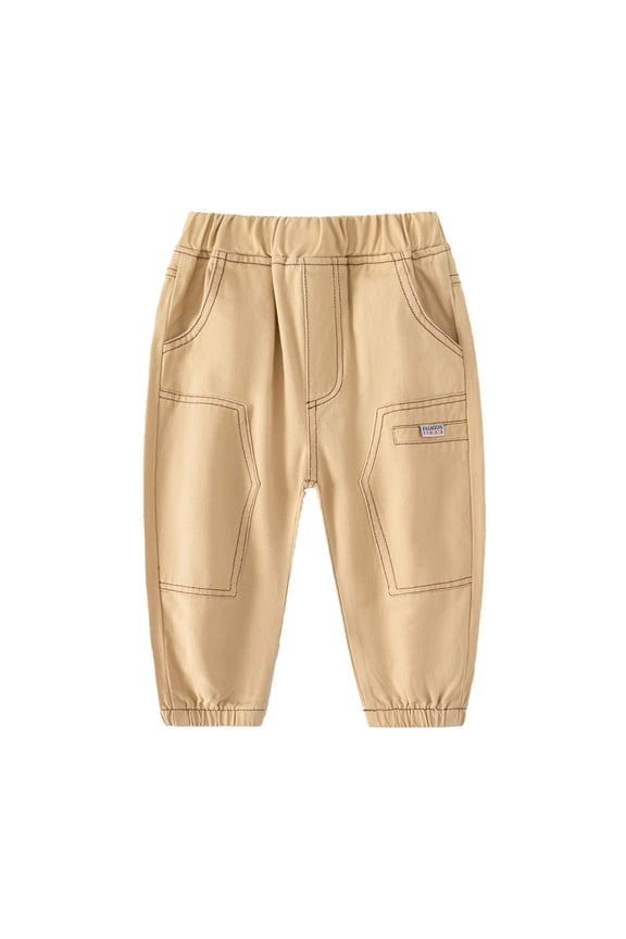 Black Flare Pants School Pants for Boys School Uniform Pants Kid Sweatpants Boy Clothes Size 10-12 24 Months Boy for Toddler Boys 3t-4t, Khaki 12-18 Months