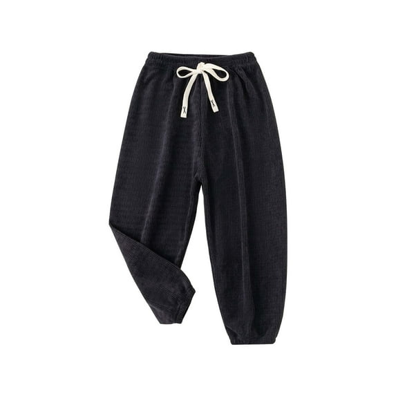HIPYLO Black Sweatpants Boys Sweatpants 12-14 Trouser Jean Girls Black Cargo Pants 1 Year Old Boy Clothes Christmas Gifts for Kids 8-12 Boys Cute Clothes for Girls 9-10 Gift for 12 Year