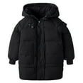 thumbnail image 1 of HIPYLO Boy Puffer Jacket Toddler Winter Jackets Christmas Toddler Boy Outfit Size 10 Boys Clothes Girl Clothes Size 7 Boy Winter Clothes Baby Boys, Black 13-14 Years, 1 of 9