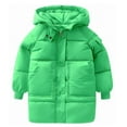 thumbnail image 1 of HIPYLO Boy Puffer Jacket Toddler Winter Jackets Christmas Toddler Boy Outfit Size 10 Boys Clothes Girl Clothes Size 7 Boy Winter Clothes Baby Boys, Green 18-24 Months, 1 of 9