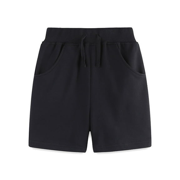 HIPYLO Boy Shorts Underwear for Girls Black Basketball Shorts Boys 4t Shorts Preppy Girls Clothes Newborn Summer Clothes Girl 1 Year Old Gift Kids, Black 4-5 Years