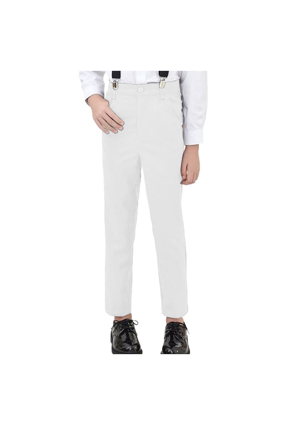 Boys Athletic Pants Size 14-16 Sweatpants Kids Dance Pants 24 Month Boy Pants Boxing Clothes 4t Boys Clothes Boy Clothes Size 6, White 7-8 Years