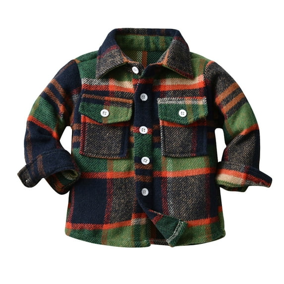 HIPYLO Boys Coat Size 6 Baby Wearing Jacket Winter Long Sleeve Toddler Shirts 4t Winter Clothes Boy Winter for Girls 3/6 Months Baby Girl Clothes, Green 3-6 Months