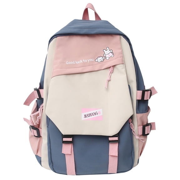 HIPYLO Business Backpack Square Backpack Womens Gym Backpack Cotton Backpack Tote for Work Mochila Viaje Travel Bag for Women Teachers Bag, Blue One Size