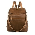 thumbnail image 1 of HIPYLO Calpak Backpack Basic Backpack Day Backpack for Men Shoulder Backpack Tote with Compartments Computer Bags for Women Purse Tote Back Pack, Brown One Size, 1 of 7