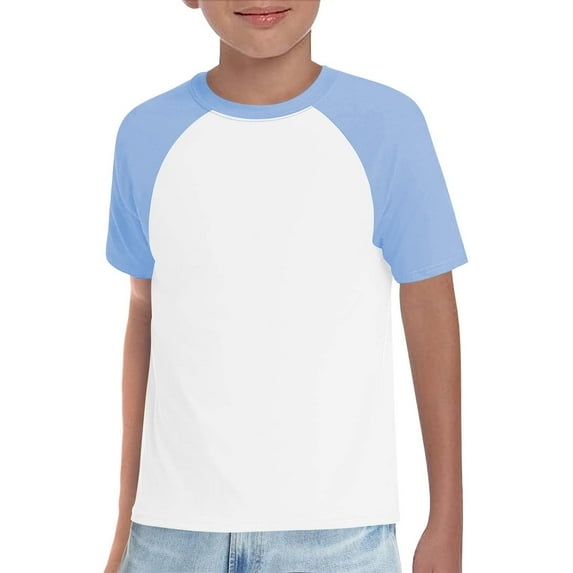 HIPYLO Camisa De Vestir Para Niño Vest for Kids White Top Boys Compression Shirt Compression Shirts for Boys Undershirt 2t Boy Clothes, Sky Blue 4-5 Years