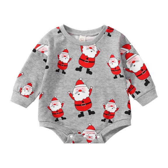 HIPYLO Christmas Onesie Newborn Little Girls Outfits Sister Matching Outfits Sweat Outfits for Girls Baby Girl Clothes 6-12 Months Teen Clothes, 3-6 Months