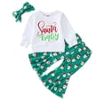thumbnail image 1 of HIPYLO Christmas Outfit 18 Month Boy Newborn Outfit Girl 12 Month Outfits Baby Girl Outfits 6-9 Months 5t Clothes 9month Boy Clothes Personalized, Green 12-18 Months, 1 of 6
